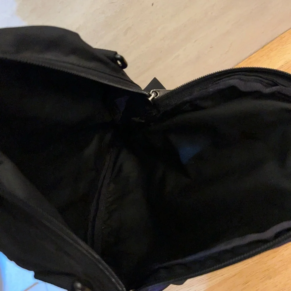 Vintage The North Face Black and Blue Men's Backpack